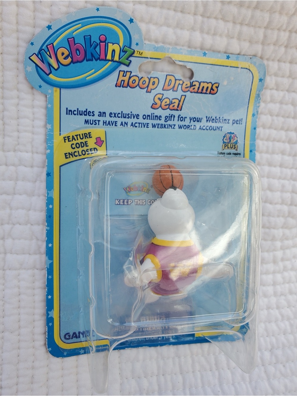 GANZ Webkinz Hoop Dream Seal Figurine